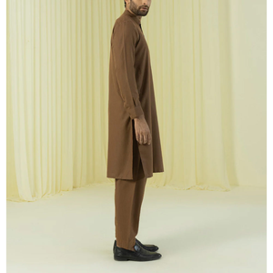 Nouvelle mode, vêtements de mariage pour hommes, shalwar kameez en coton, sans plis, séchage rapide, vente directe d'usine - Product Image 2