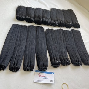 Extensions de cheveux humains droits en os bon marché en gros de l'usine pour les cheveux nigérians/Afrique marché Vietnam usine - Product Image 4