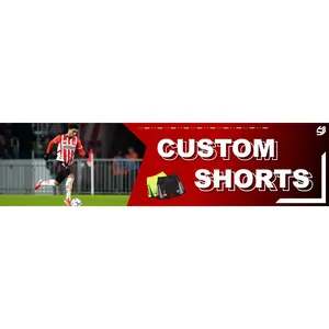 Pantalones Cortos Deportivos USG Personalizados con Logotipo, de Poliéster Sólido, hasta la Rodilla, con Cintura Elástica y Cordón Ajustable, Entrepierna de 5 Pulgadas - Product Image 1