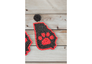 Boucles d'oreilles personnalisées en perles faites à la main Gameday Trendy Professional Luxury Baseball Soccer Basketball Designs Eco-Friendly High - Product Image 4