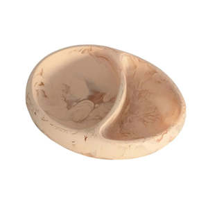 Cuenco para servir frutas de resina azul pulido hecho a mano estilo indio vajilla decorativa tallada a mano tendencia artículos para el hogar fiesta grado alimenticio - Product Image 3