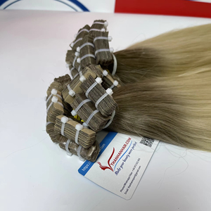 Hot Top 1 Extensiones de cabello de cinta de Vietnam Calidad de lujo Directo de fábrica Diversos colores Estilo de onda natural Hecho Cabello humano crudo - Product Image 4