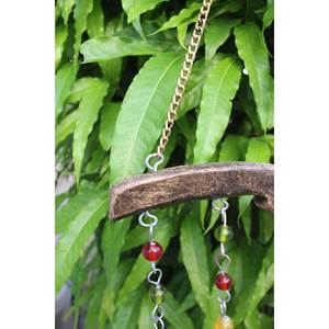 Beaded Iron Windchime Indian Metal Crafts Decorative <b>Bell</b> <b>Chimes</b> with Vertical Pattern Mobiles Suncatcher for Hanging - Product Image 6