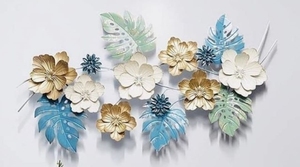 ใหม่ศิลปะผนังแกะสลักดอกไม้โลหะศิลปะผนังศิลปะดอกไม้ผนังศิลปะตกแต่งบ้านขายดีสำหรับห้องนั่งเล่นห้องนอนโรงแรมสำนักงานงานแต่งงาน - Product Image 2