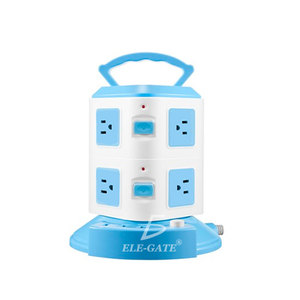 "2-Port USB Plastic Tower with Mexico <b>Plug</b> 5V 2.1A" - Product Image 1