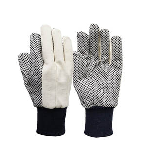 OEM Factory Supply High Industrial Safety <b>Gloves</b> New Hot Sale PVC Dotted Cotton Polyester Anti-Cut for <b>Touch</b> <b>Screen</b> Compatible F - Product Image 1