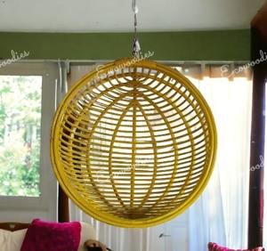 Top Quality Hanging Egg Chair Patio Garden Balcony Furniture Handcrafted Natural Rattan Swing Chairs for Kids Children <b>Babies</b> - Product Image 1