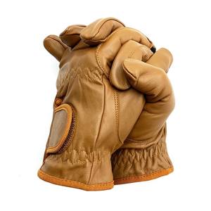 Gants d'équitation en cuir de cerf véritable sur mesure, à doigts entiers, non doublés, pour l'équitation, la moto et les sports équestres - Product Image 2