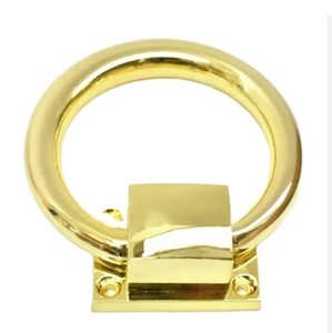 Hardware Door <b>Chair</b> <b>Round</b> Ring Pull Knob Dining <b>Sofa</b> Handle Knocker Brass Steel Modern - Product Image 2