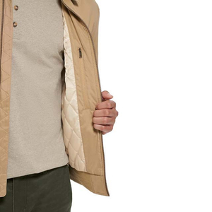 High Street hommes hiver Bomber vestes 2025 à manches longues Polyester Satin toile OEM Service conception personnalisée Satin vestes - Product Image 5
