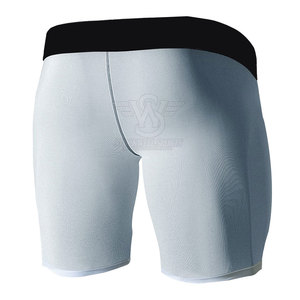 Wholesale Custom Logo & Design Solid <b>Men</b> <b>Compression</b> <b>Shorts</b>-Eco-Friendly Breathable Spandex/Polyester Workout <b>Shorts</b> - Product Image 6