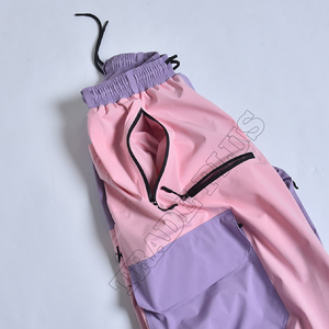Vente en gros de pantalons baggy de ski et de snowboard pour hommes, vêtements d'hiver imperméables et respirants avec poches zippées - Product Image 4