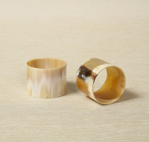 100% Natural Buffalo Horn Napkin Holder Best Quality Handcrafted Solid Napkin Rings at Reasonable Price - Product Image 2