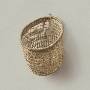 Accesorios de cocina de moda cesta de pared de algas marinas para almacenamiento de ajo cebolla cestas de hierba de mar natural - Product Image 2