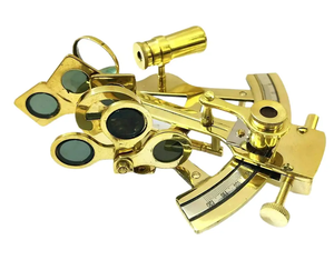 ÚLTIMAS ARTESANÍAS DE MADERA MACIZA SEXTANT NAUTICO/PRODUCTO MARIN/LATÓN ANTIGUO DECORATIVO CON CAJA DE MADERA - Product Image 4