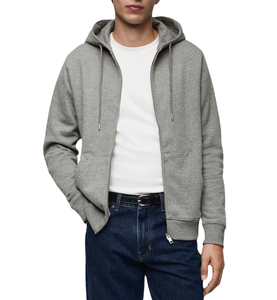 เสื้อฮู้ดสวมหัวสำหรับผู้ชายผ้าฝ้าย100% พอดีตัวปกติระบายอากาศได้ดีเป็นมิตรกับสิ่งแวดล้อม320กรัมฤดูหนาว - Product Image 3