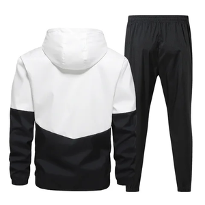 Combinaisons de survêtement unisexes imprimées sur mesure, coupe-vent et pantalons cargo imperméables et lourds pour l'extérieur, ensemble de 2 pièces grande taille pour le printemps - Product Image 4