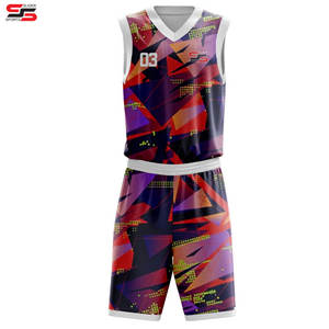 Uniforme de baloncesto totalmente personalizado para Unisex, ropa de equipo transpirable más exigente, Conjunto de camiseta y pantalones cortos de baloncesto - Product Image 5