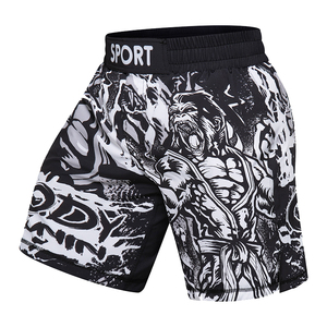 Pantalones cortos con logo personalizado para hombre, tela prémium de lucha por sublimación, de calidad superior, Bjj - Product Image 1