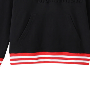 Sweat-shirt unisexe Delta Black Winter Acid Wash à col zippé, lettres en relief, style col rond brodé en chenille, imprimé sur le devant - Product Image 6