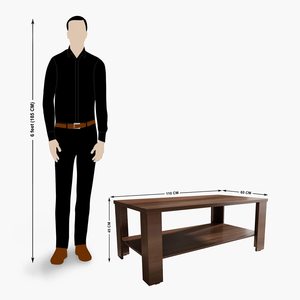 Table basse la plus vendue et la plus tendance Table centrale de couleur cerise en noyer pour la vie et la salle à manger Essentiel au meilleur prix à vendre - Product Image 3