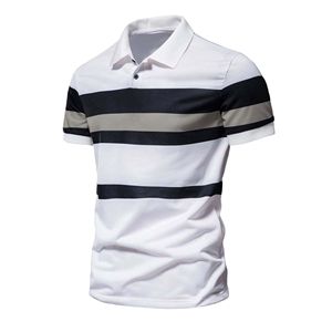 Chemises pour hommes haute performance 100 % coton à manches courtes, tricotées, légères, douces, élégantes, boutonnées, personnalisables, pour toute la journée - Product Image 4