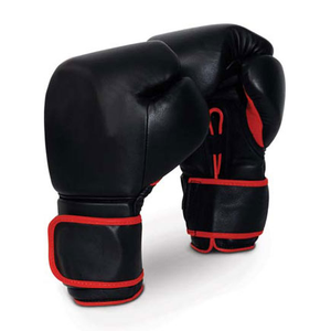 Gants de boxe professionnels avec logo personnalisé Gants de sport en cuir PU avec poignées Prix d'usine OEM ODM - Product Image 2