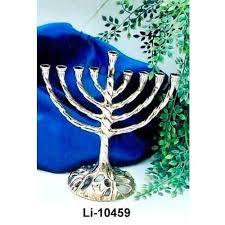 ถ้วยเทียนทรงกลมแบนทำด้วยมือทำด้วยมือทำจากโลหะสีทอง/เงินสำหรับตกแต่งคริสต์มาส Menorah - Product Image 3