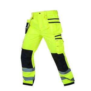 Pantalons de travail robustes avec poches, pantalons de travail de chantier, pantalons de travail de sécurité de haute qualité pour hommes - Product Image 3