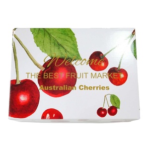 Caja de cartón de embalaje de fruta de cereza fresca de alta calidad personalizada, caja de cartón de embalaje de fruta de cereza con logotipo personalizado de Vietnam - Product Image 3