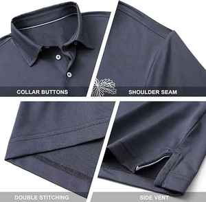 Logo personnalisé de haute qualité pour hommes Slim Fit pour Polo T-shirt graphique Standard Polyester promotionnel Golf pour Polo - Product Image 3