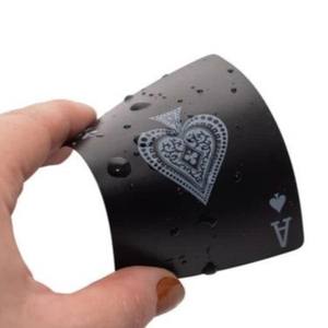 Cartes à jouer en plastique PVC 100% imperméables, design personnalisé, casino <span class=keywords><strong>classique</strong></span>, publicité, impression de cartes à jouer au poker - Product Image 2