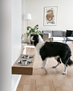 Soporte de madera elevado para perros pequeños, grandes y medianos, soporte para cuencos altos para perros, estación de alimentación montada para perros, accesorios para perros - Product Image 5