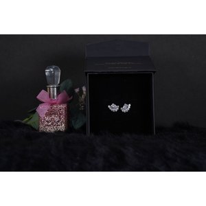 NOVAMART Fine SILVERINGS 925 STERLING EMILY CRISTAL <b>EARRINGS</b> Wholesale Export - Product Image 2