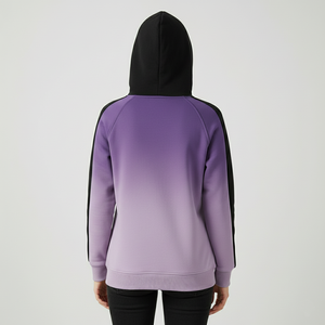 Sudadera con Capucha de Algodón para Mujer, Manga Raglán, Personalizable, de Alto Rendimiento, con Logotipo Propio, Precio al por Mayor con MOQ Bajo - Product Image 2
