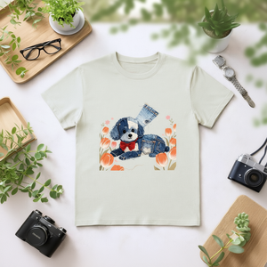 T-shirt personnalisé unisexe surdimensionné 210 GSM 100% coton avec impression DTG - Taille 2XL - Product Image 3