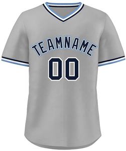 Venta al por mayor personalizado de alta calidad de secado rápido Jersey de béisbol nuevo diseño transpirable ropa deportiva conjunto - Product Image 4