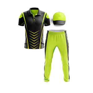 Uniformes de Cricket Personalizados de Diseño Superior, Ropa Deportiva Masculina de Alta Calidad, Tallas Grandes, Impresión por Transferencia de Calor, Tela 100% Poliéster - Product Image 1