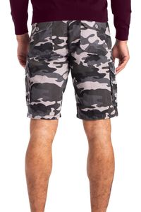 Mens 3/4 Long Length Shorts Elasticated Waist Cargo <b>Three</b> <b>Quarter</b> cotton <b>jeans</b> shorts Casual Men's camo Shorts - Product Image 6