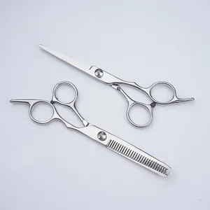 Tijeras de peluquero Tijeras de cabeza de entrenamiento de peluquería Tijeras de corte de pelo Tijeras profesionales personalizadas perfectamente - Product Image 2