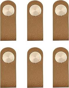 Ensemble de poignées de porte en cuir poli imperméable de style nouveau, fabriquées à la main, pour la décoration de la maison et une utilisation fonctionnelle - Product Image 4