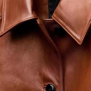 แฟชั่นฤดูใบไม้ร่วงปี 2026 เสื้อแจ็คเก็ตหนังสั้นสีพื้นสไตล์ลำลองอเนกประสงค์สำหรับผู้หญิง - Product Image 4