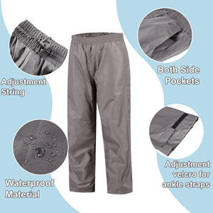 ยูนิเซ็กซ์มีฮู้ดกันน้ำได้, ชุดกันฝนกันน้ำพีวีซี TPU แสงสูงสะท้อนแสงสำหรับผู้ชายผู้หญิงเด็กผู้หญิง - Product Image 5