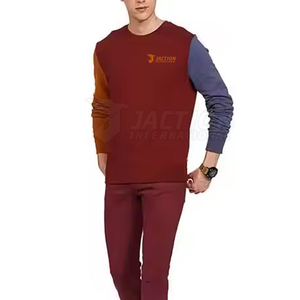 Tela suave al por mayor ligero básico hombres sudadera mejor calidad hombres sudadera último diseño hombres sudadera - Product Image 4