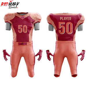 Ropa deportiva de equipo profesional Uniformes de fútbol americano Talla grande Ropa deportiva de entrenamiento personalizada Precio al por mayor Deportes de equipo personalizados - Product Image 4