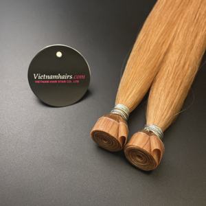 Vietnam Extensions de cheveux humains naturels Remy Machine Double trame cuticule alignée matière première vierge non transformée toutes les couleurs mourantes - Product Image 2