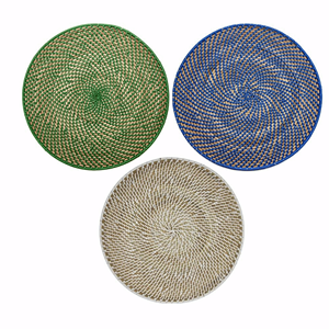 Mantel Individual de Ratán 100% Ecológico Hecho a Mano Estilo Bohemio Color Natural Decoración de Mesa Artesanía Vietnamita Diámetro <300mm - Product Image 5