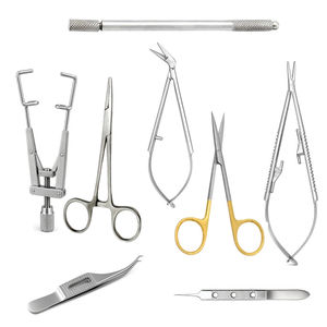 Juego de Instrumentos Microquirúrgicos Oftálmicos Premium CHAN TARA, Reutilizables, de Acero Inoxidable, Manuales, para Uso Hospitalario, con Certificación CE, para Ojos de Animales - Product Image 6