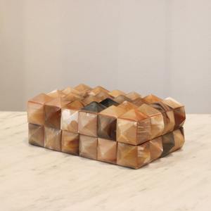 Boîtes à bijoux en corne artisanales, boîtes de rangement pour bijoux en corne naturelle uniques, boîtes à bibelots décoratives élégantes pour bagues et boucles d'oreilles - Product Image 5