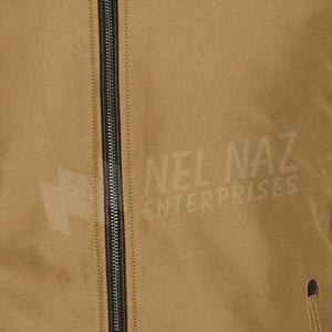 Chaqueta de bombardero de hombre con logotipo impreso personalizado de alta calidad, venta al por mayor, ropa de invierno de lona con cuello levantado, chaqueta OEM - Product Image 6